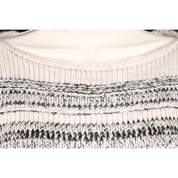 Lane Bryant Womens Short Knit Poncho Sweater OS One Size Palomino Tan Black  New - Picture 8 of 11